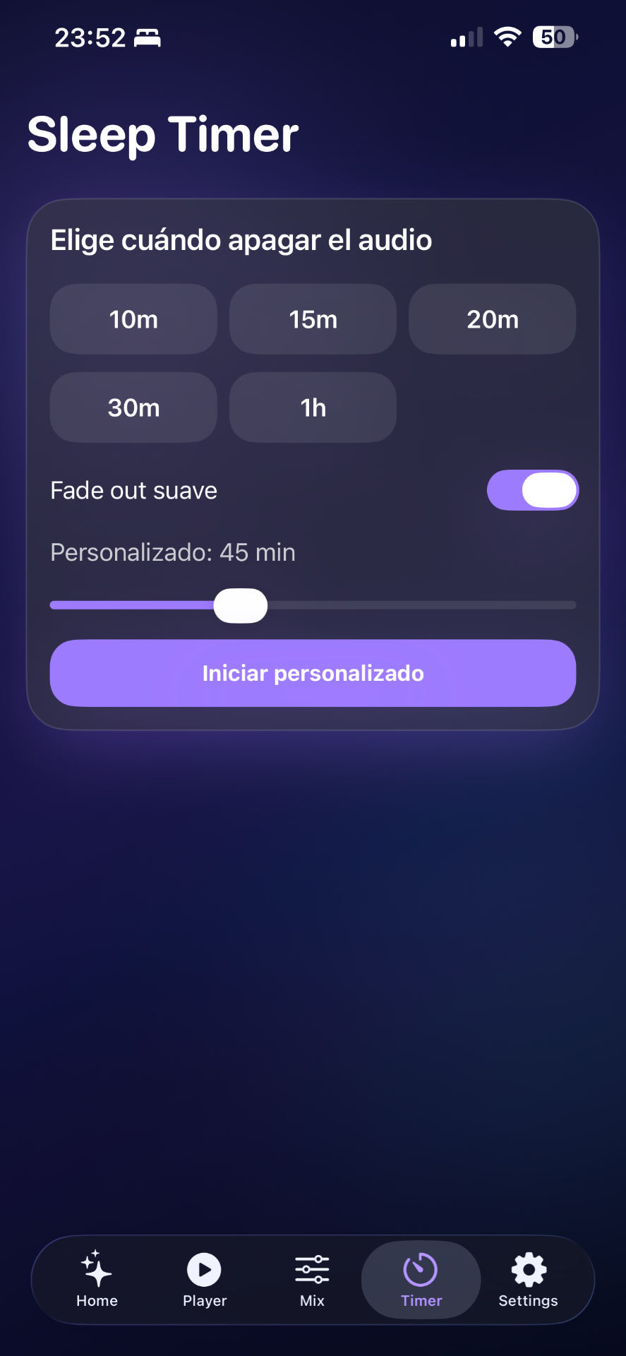 Sleep Sounds — Sleep Timer